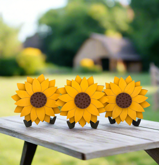 Sunflower Tiered Tray Sign