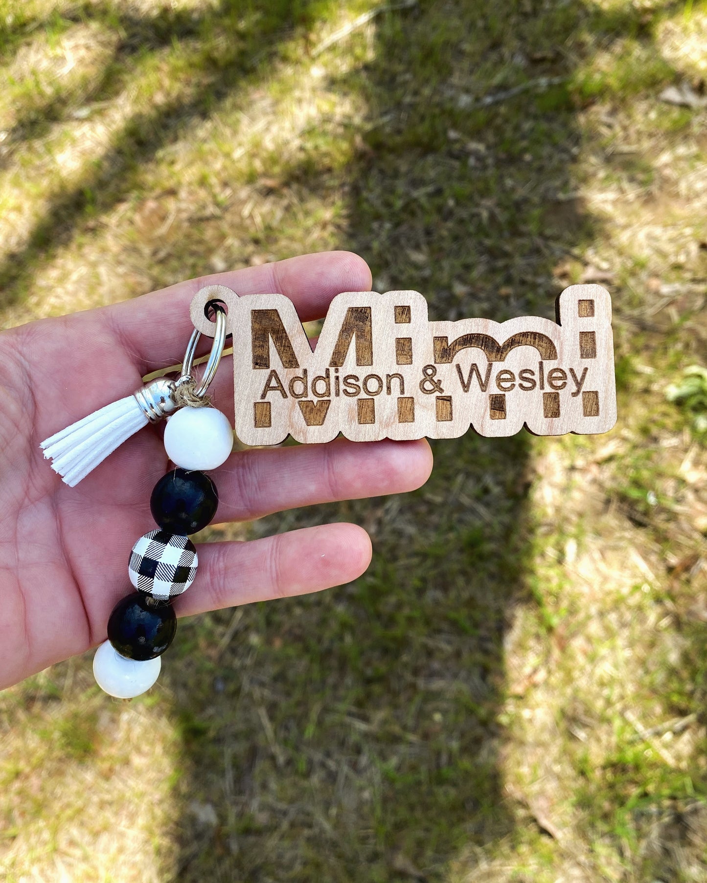 Mimi Personalized Keychain with Kids Names