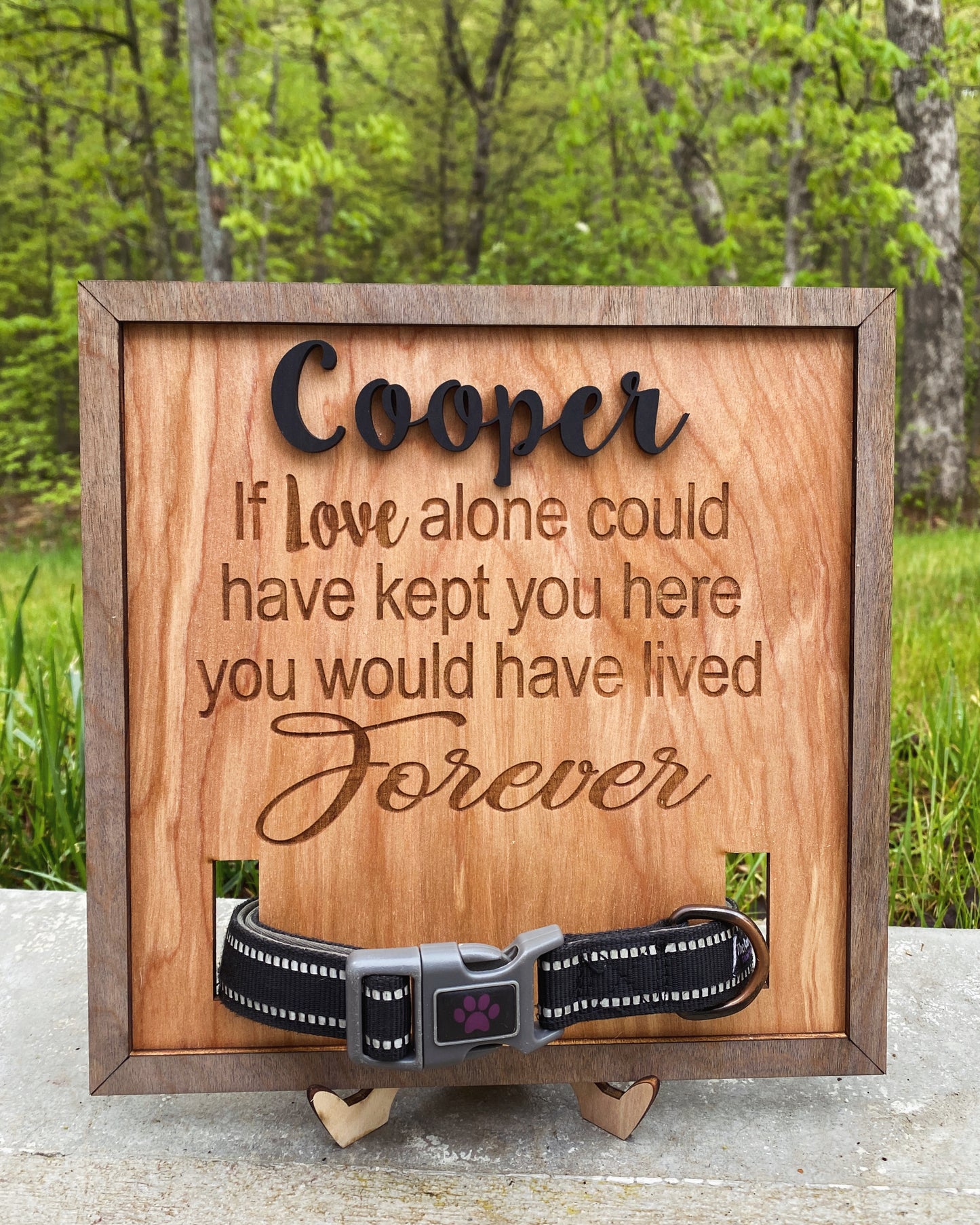 Personalized Dog Remembrance Frame, Pet Memorial