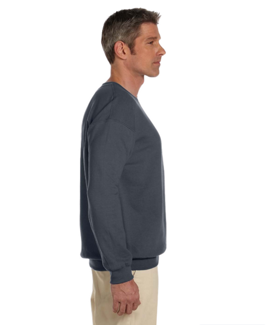 Blank Dark Heather Sweatshirt - Unisex Heavy Blend™ Adult 8 oz. 50/50 Fleece Crew