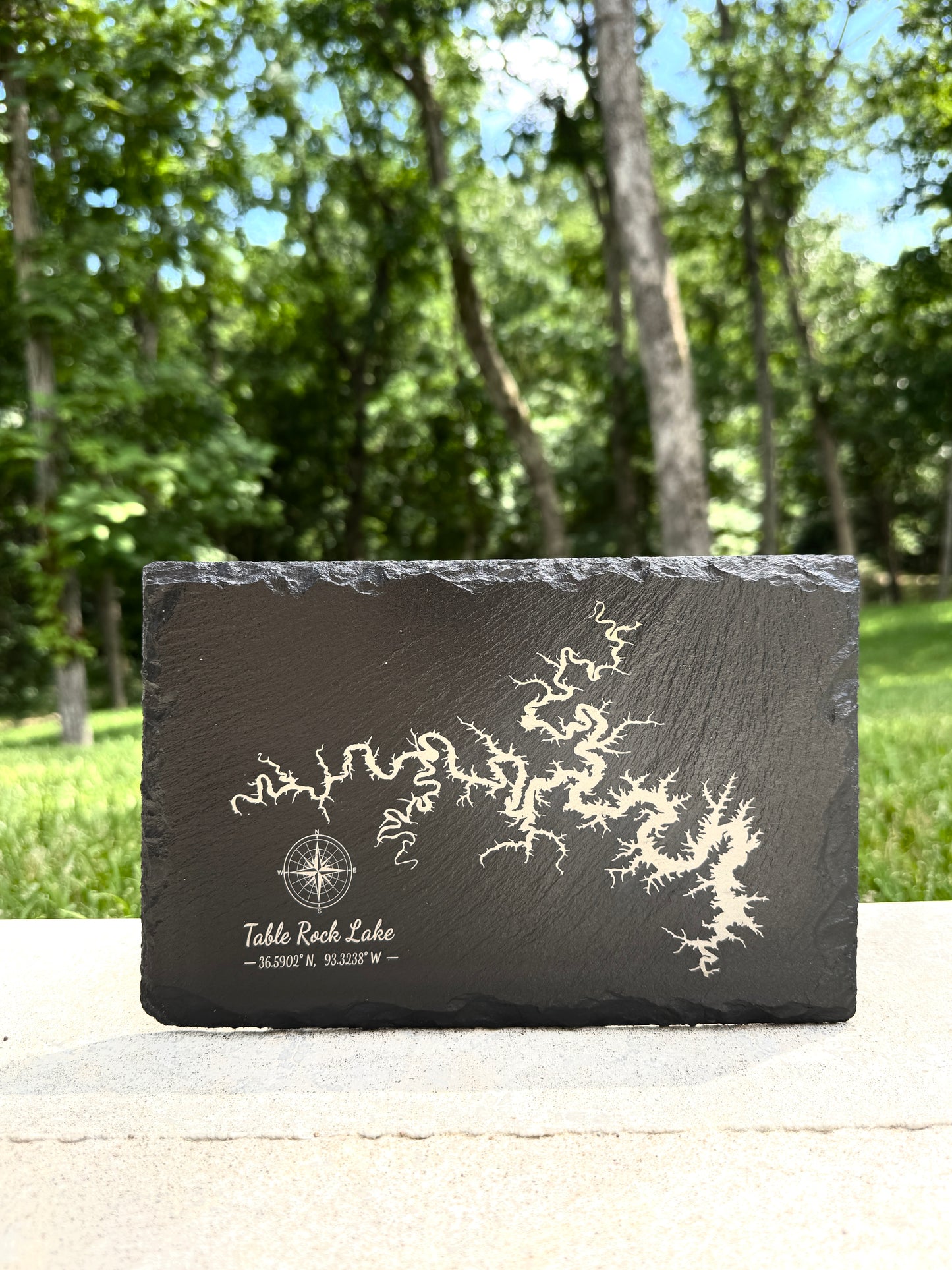 Missouri Lakes - Engraved Slate Serving Board – Elegant and Functional