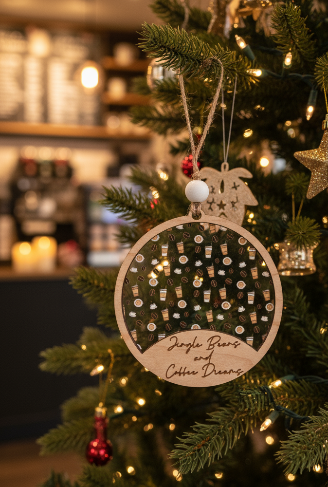Coffee Christmas Ornament