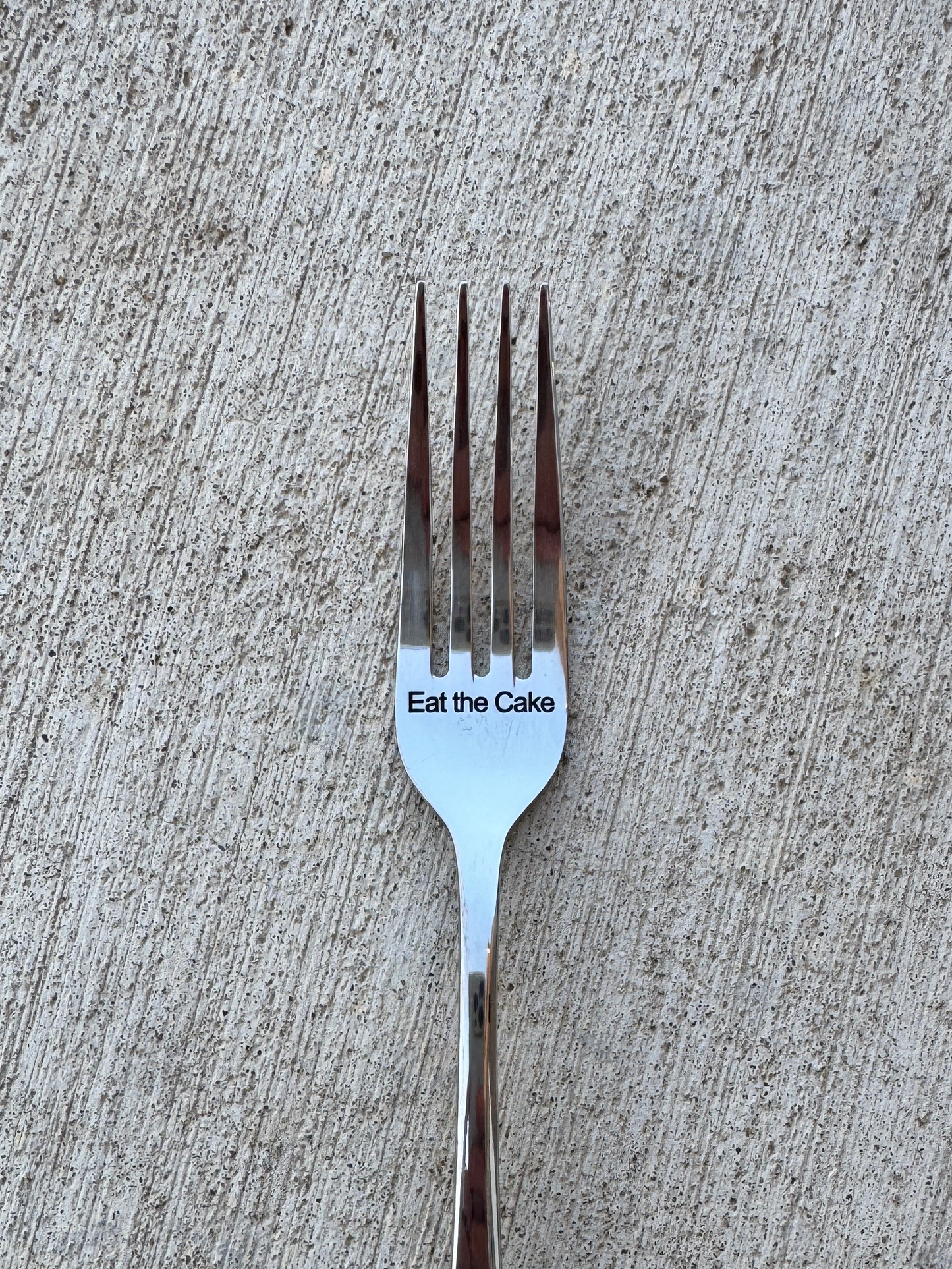 Personalized Laser Engraved Stainless Steel Fork – Custom Wedding or Sentimental Gift