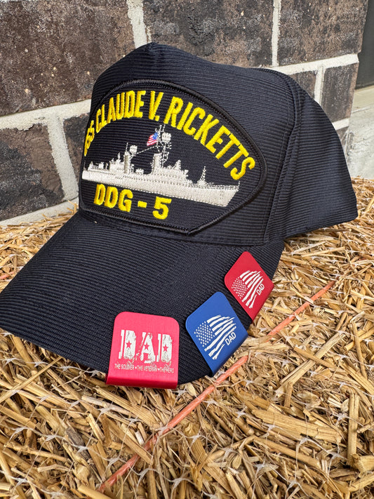 Patriotic Hat Clip
