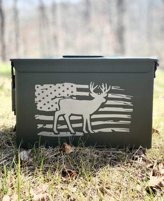 Custom Laser Engraved 50 Caliber Ammo Cans