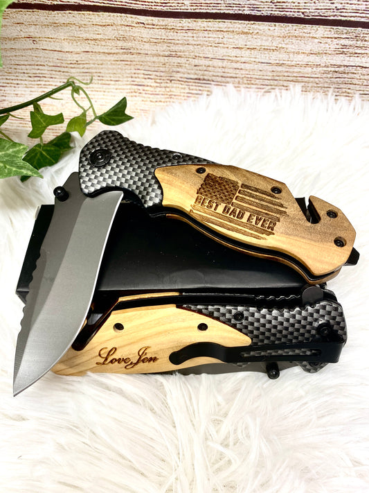 Engraved Personalized Pocket Knife