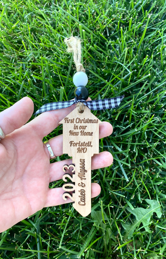 First Christmas in Our New Home Ornament