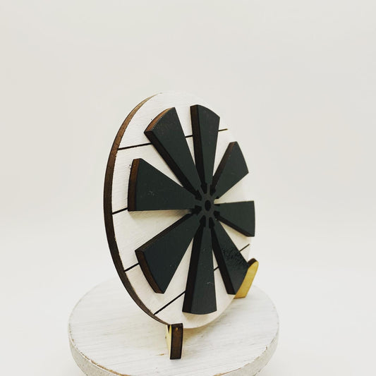 Windmill Tiered Tray Sign, Shiplap Tiered Tray Sign, Tiered Tray Decor, Black and White Tiered Tray Sign, Laser Cut Wood Tiered Tray Sign