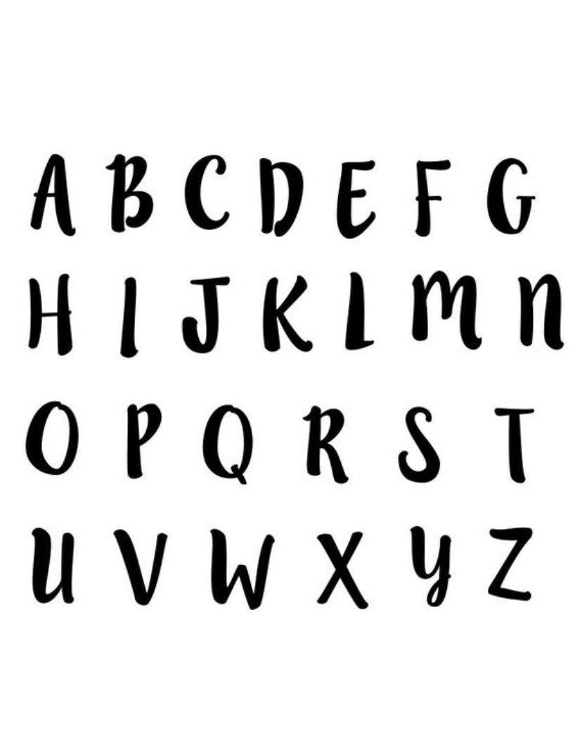 Personalized Tiered Tray Garland Tag, Initial Canister Garland Tag