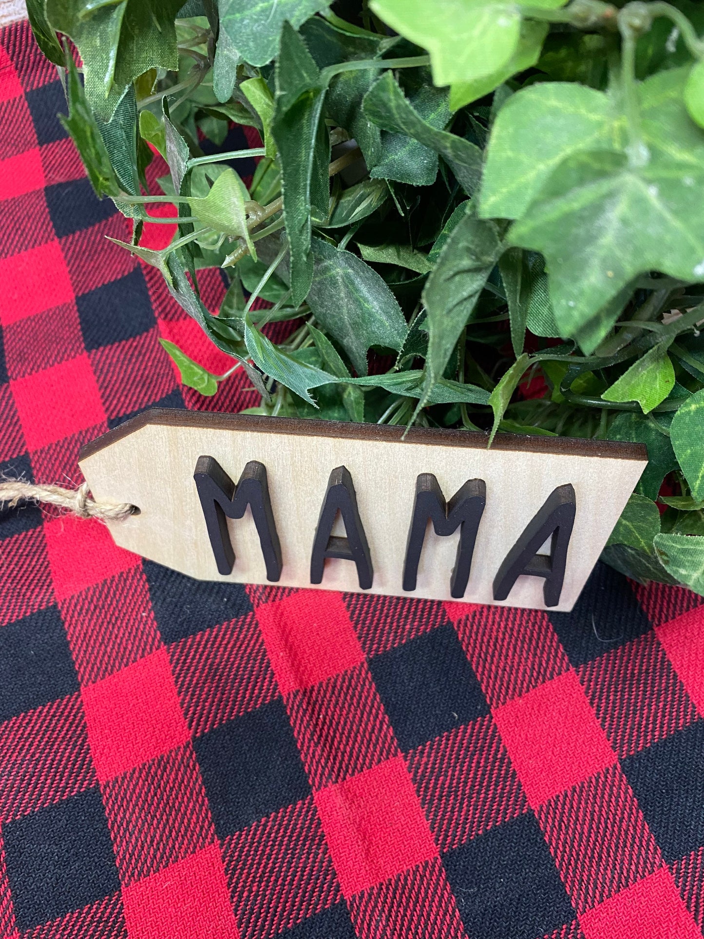 Personalized Wood Stocking Name Tags, Christmas Stocking Tags