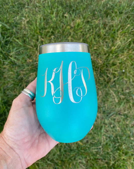 Monogram Wine Tumbler
