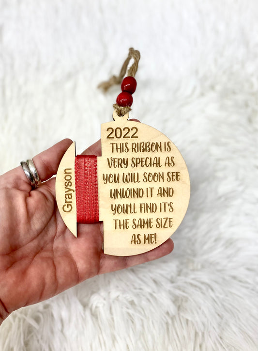 2022 Grow Ornament. Personalized growth ornament with name and year.