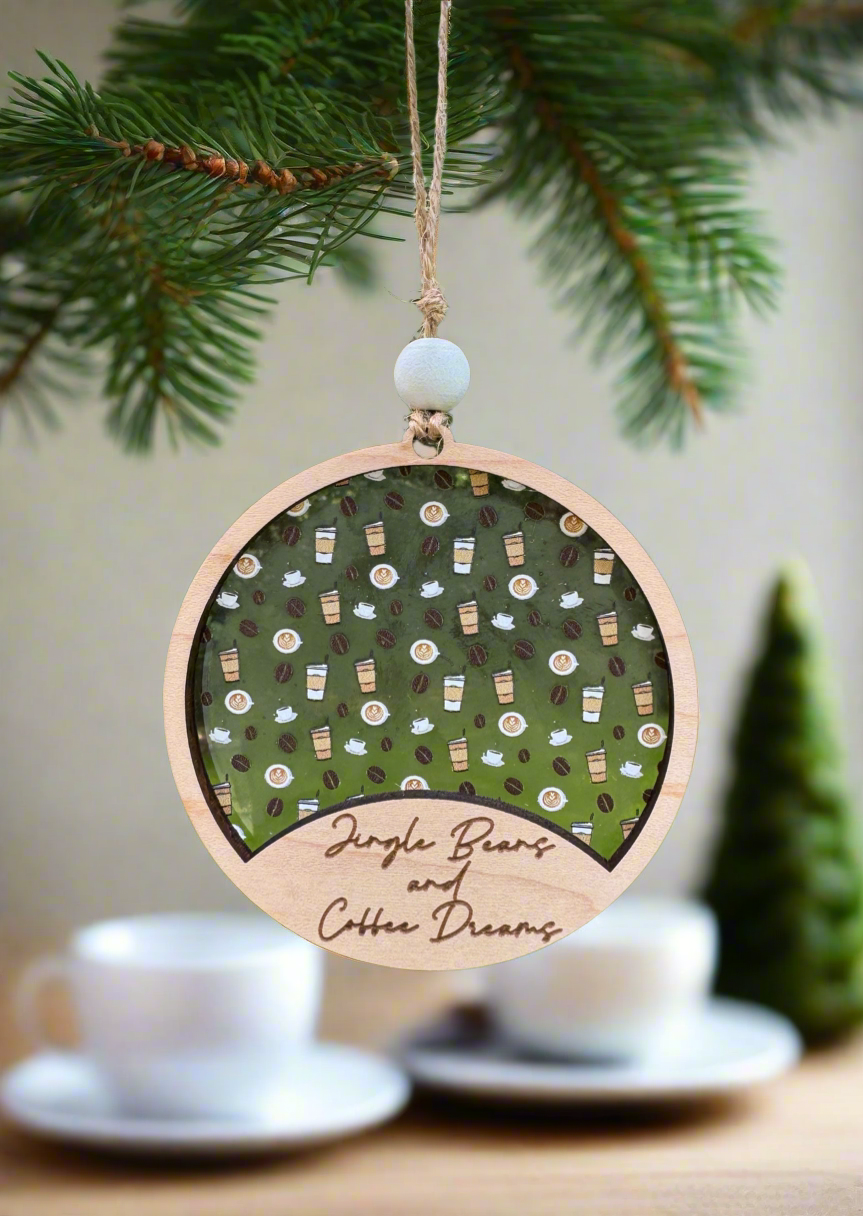 Coffee Christmas Ornament
