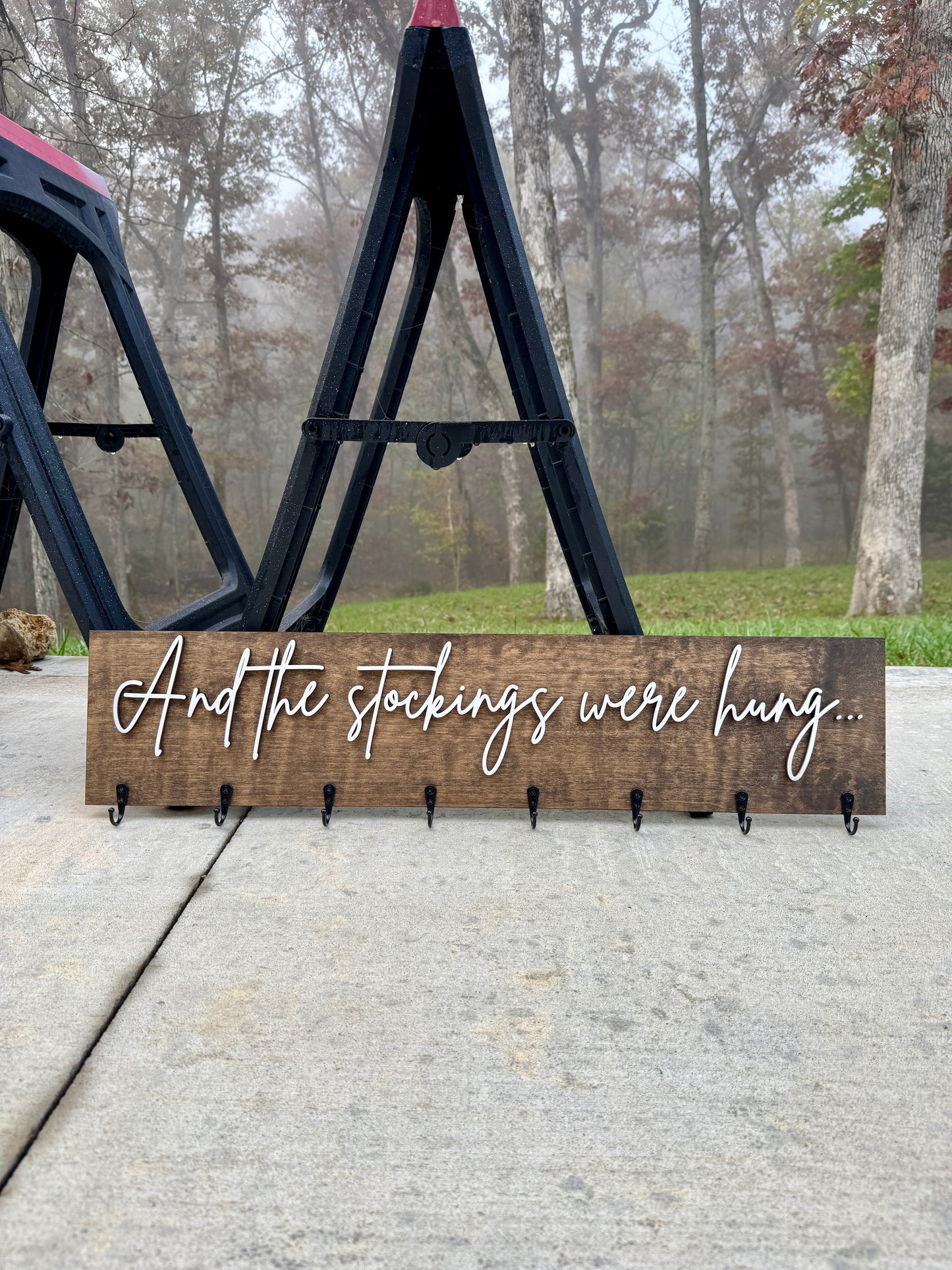 Wood Stocking Holder