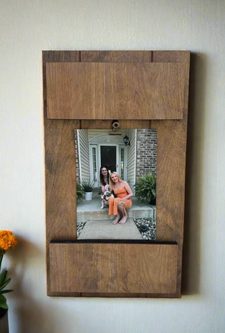 Rustic Farmhouse Wood Picture Hanger