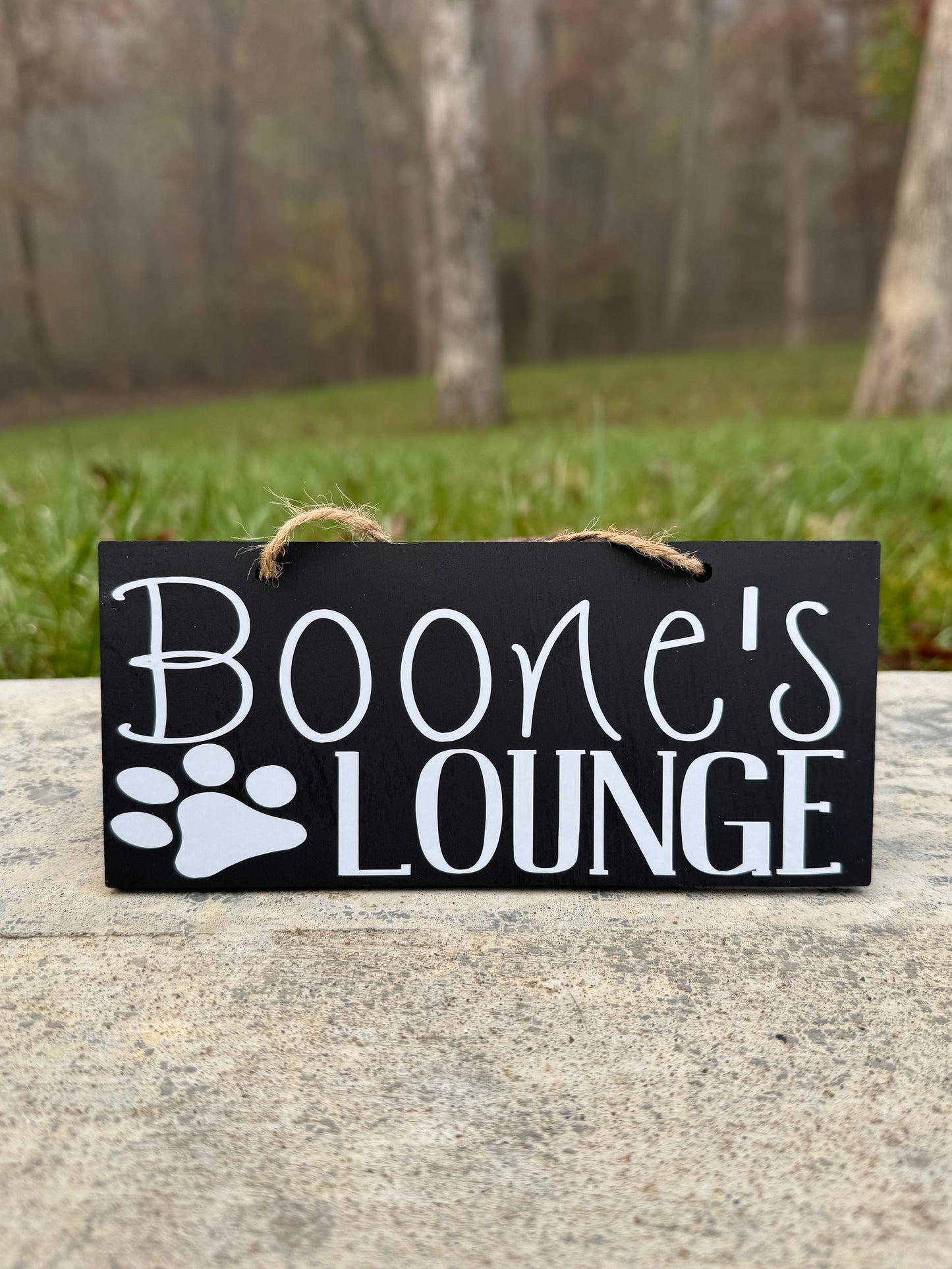 Dog House Name Sign
