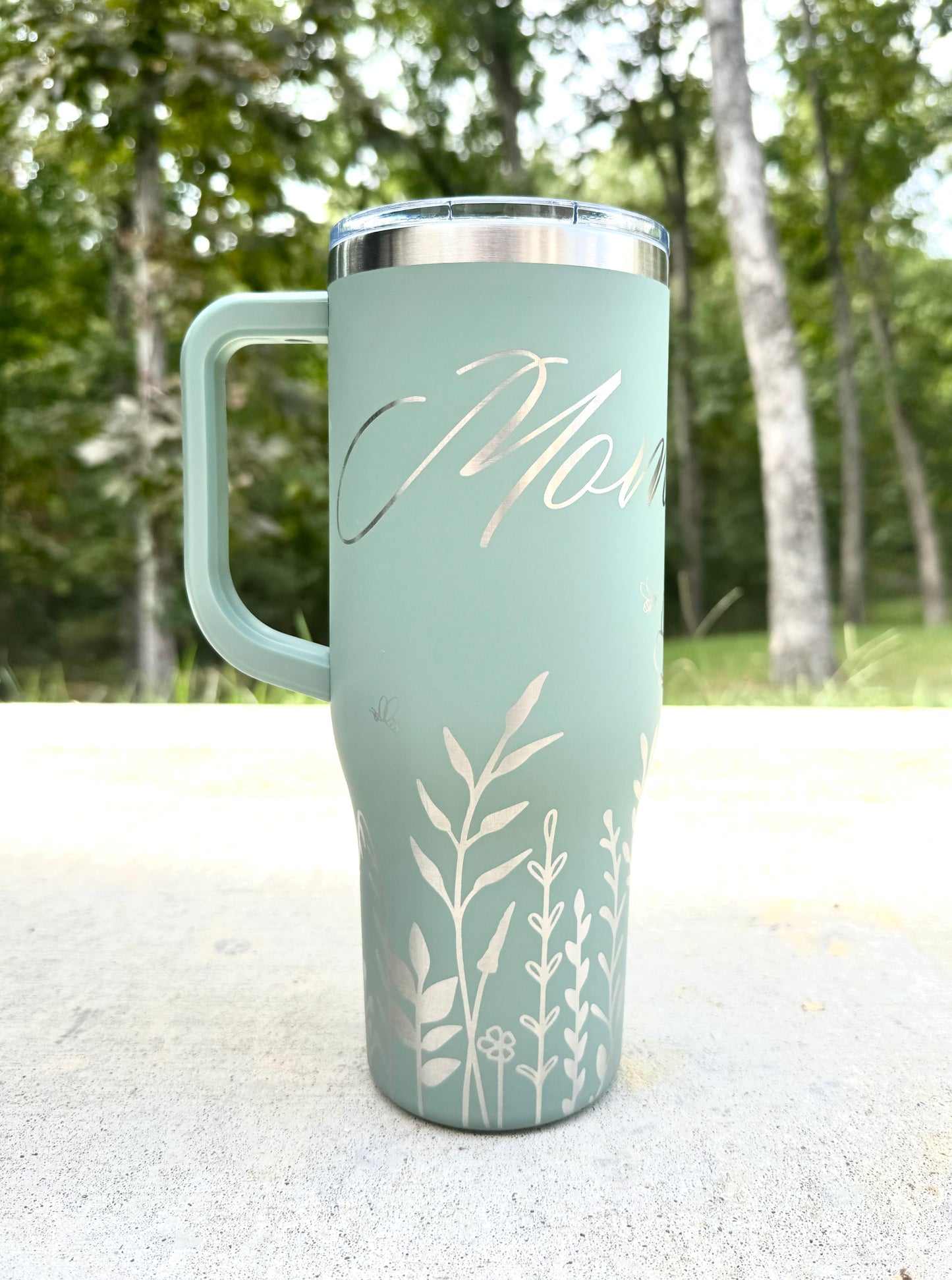 40 oz Wildflower Mom Tumbler
