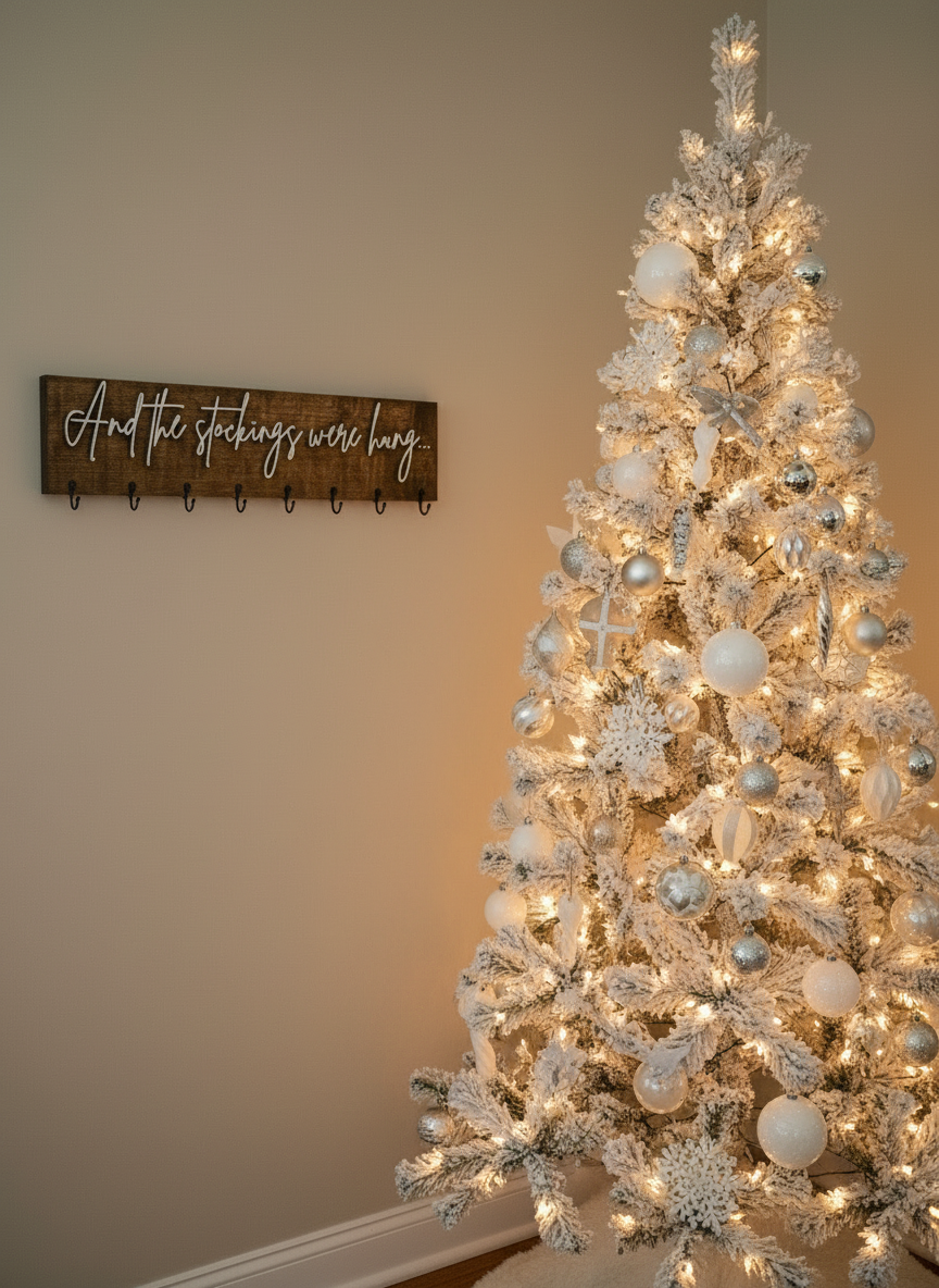 Wood Stocking Holder