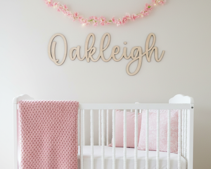 Wood Name Sign