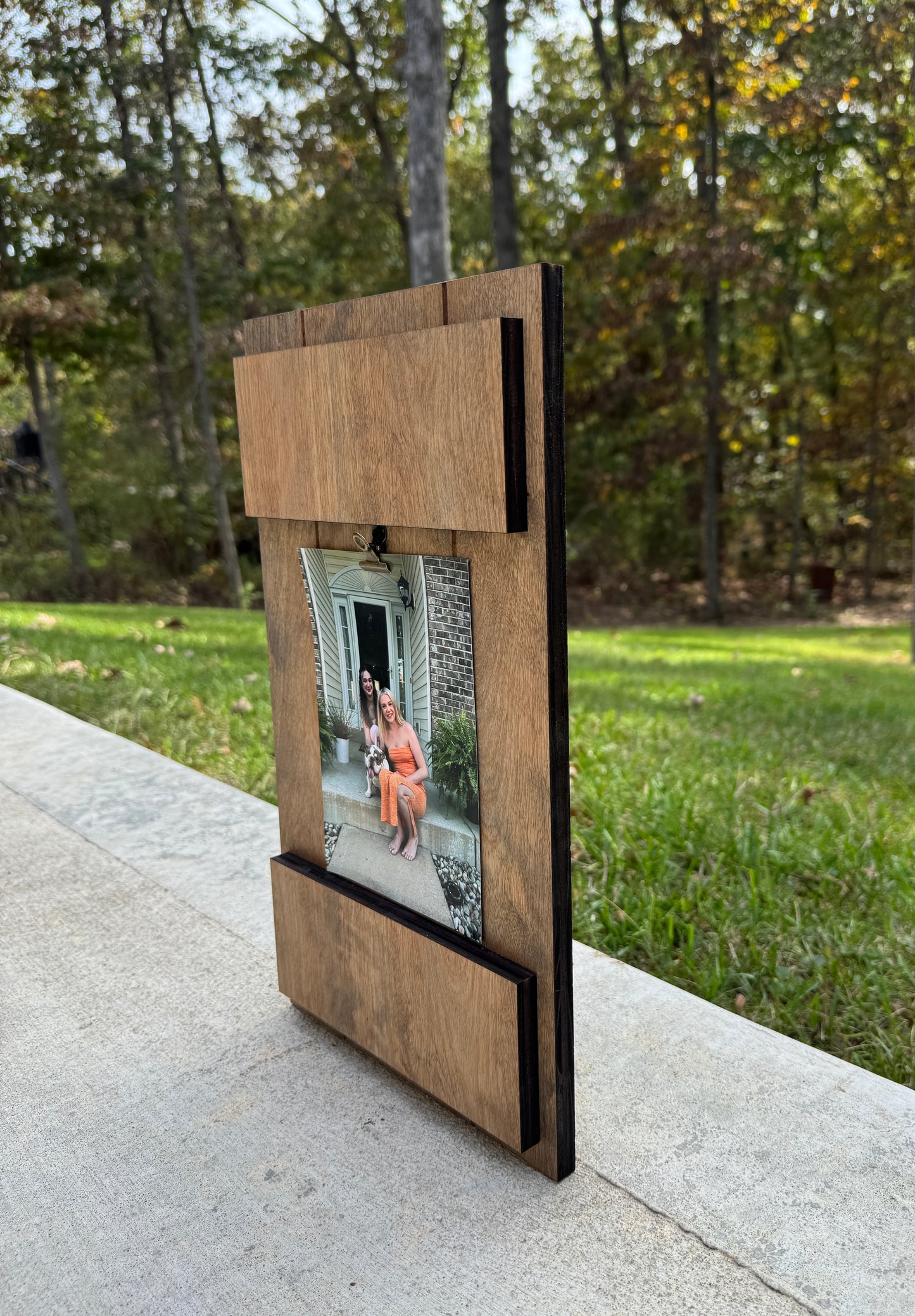 Rustic Farmhouse Wood Picture Hanger
