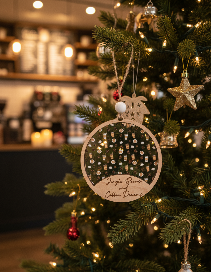 Coffee Christmas Ornament