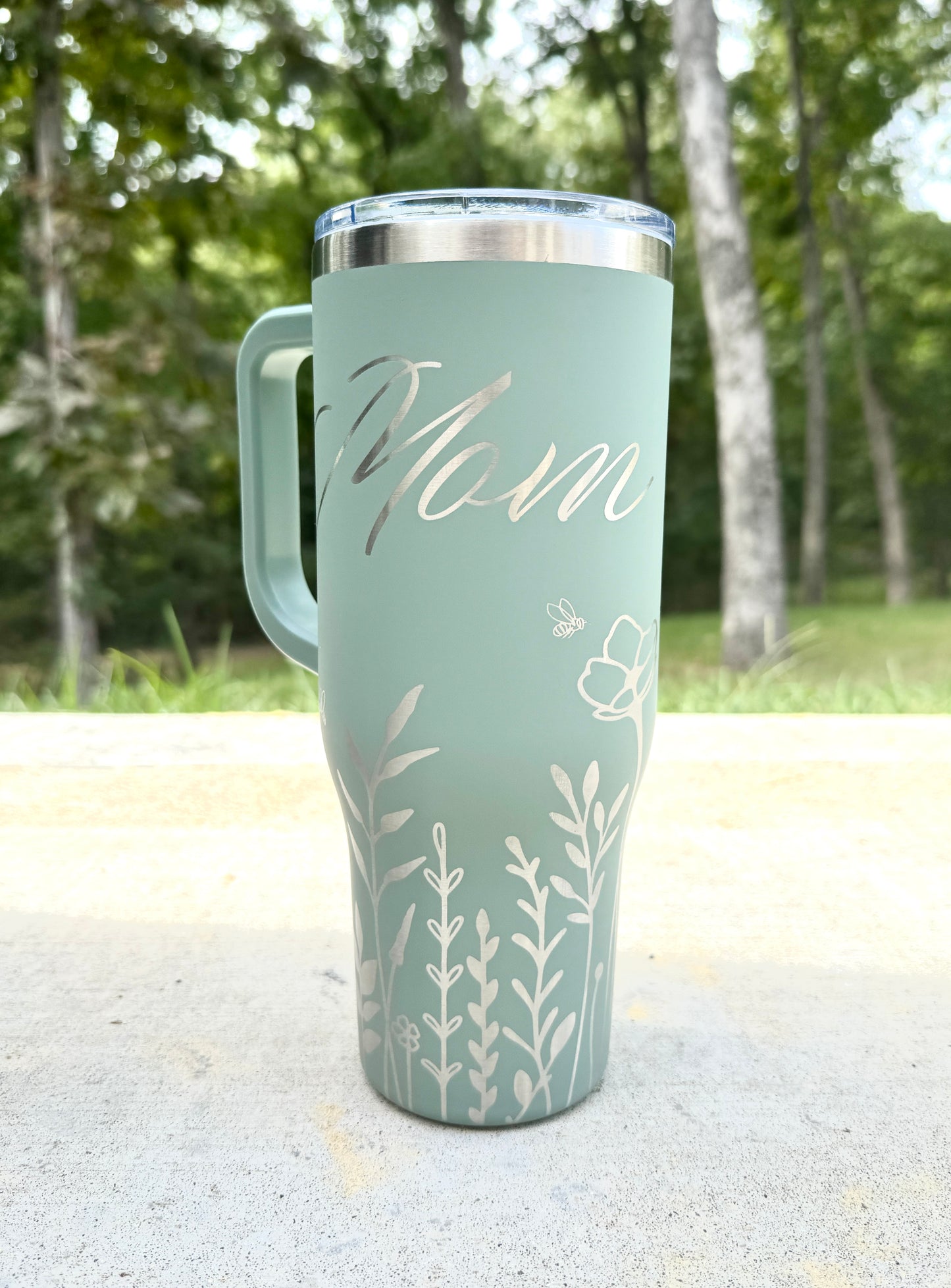 40 oz Wildflower Mom Tumbler