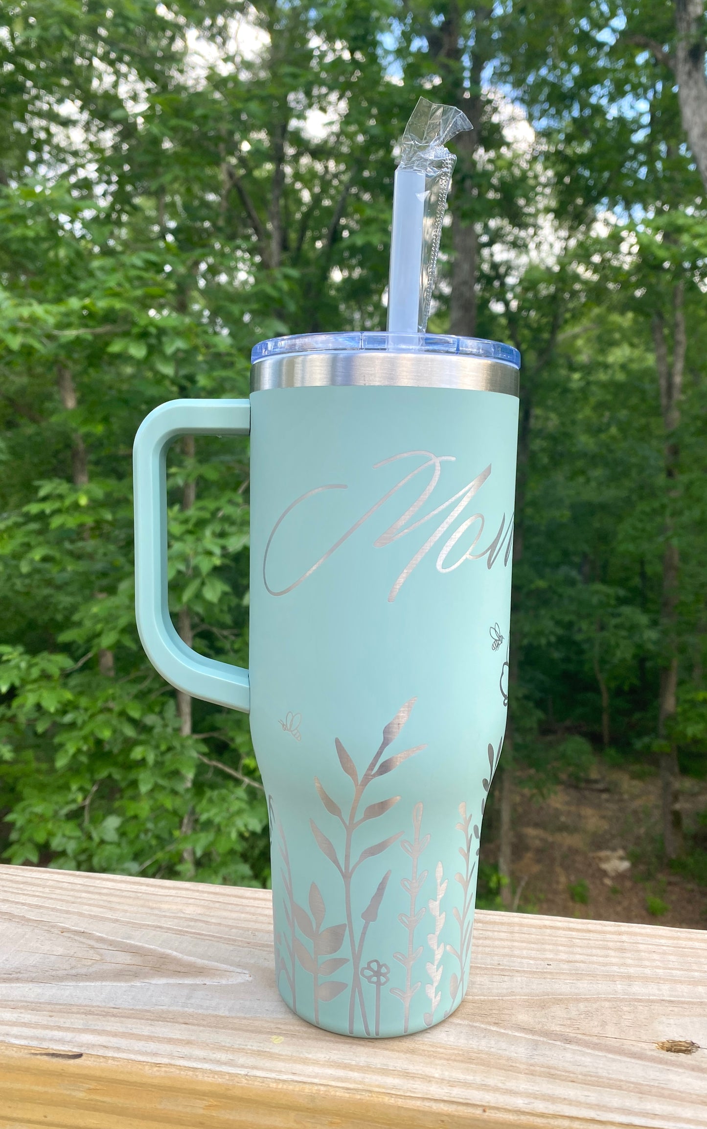 40 oz Wildflower Mom Tumbler