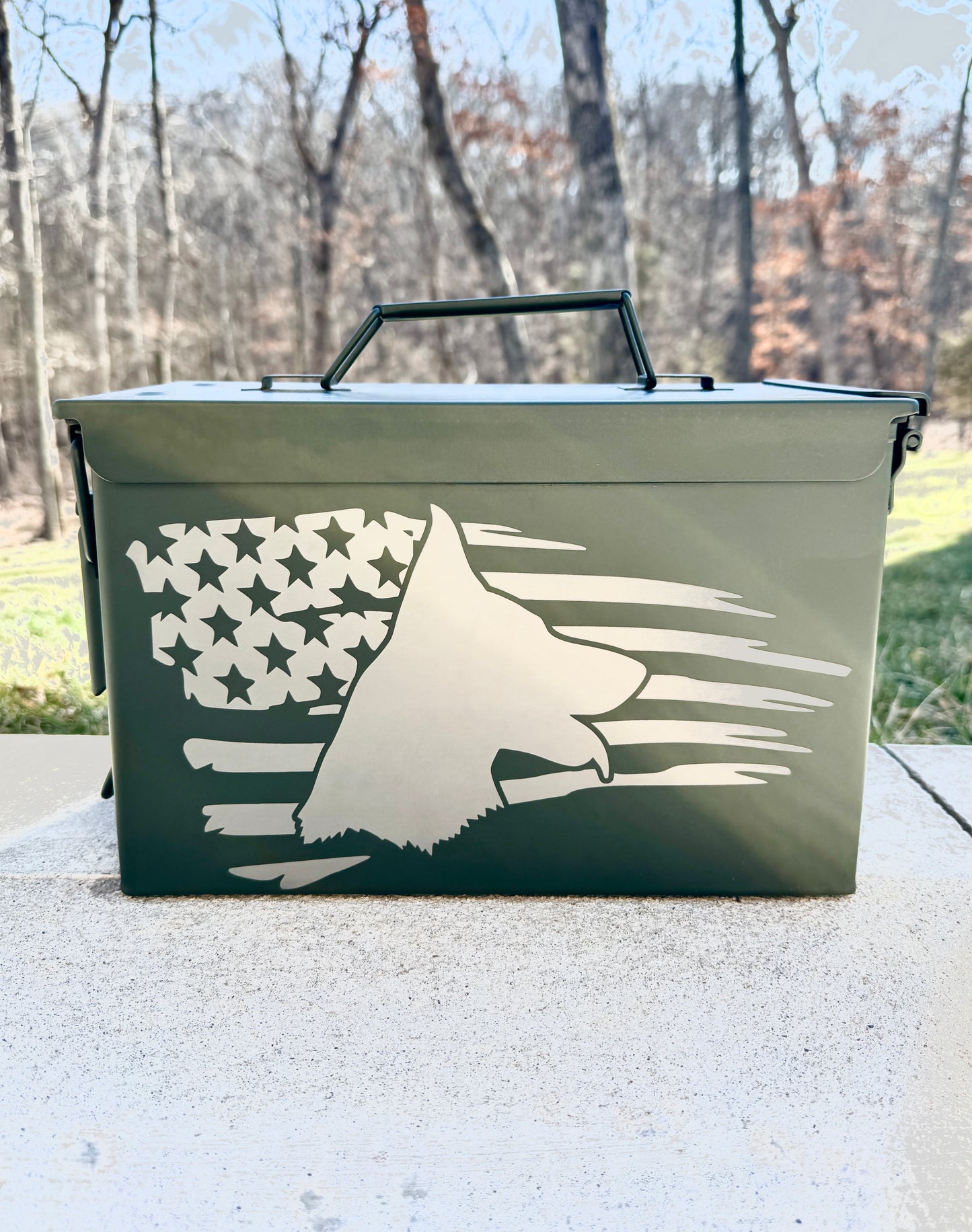 Custom Laser Engraved 50 Caliber Ammo Cans