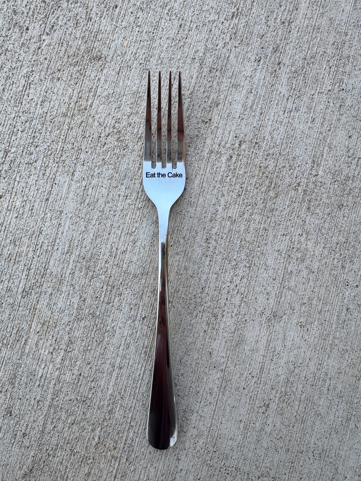 Personalized Laser Engraved Stainless Steel Fork – Custom Wedding or Sentimental Gift