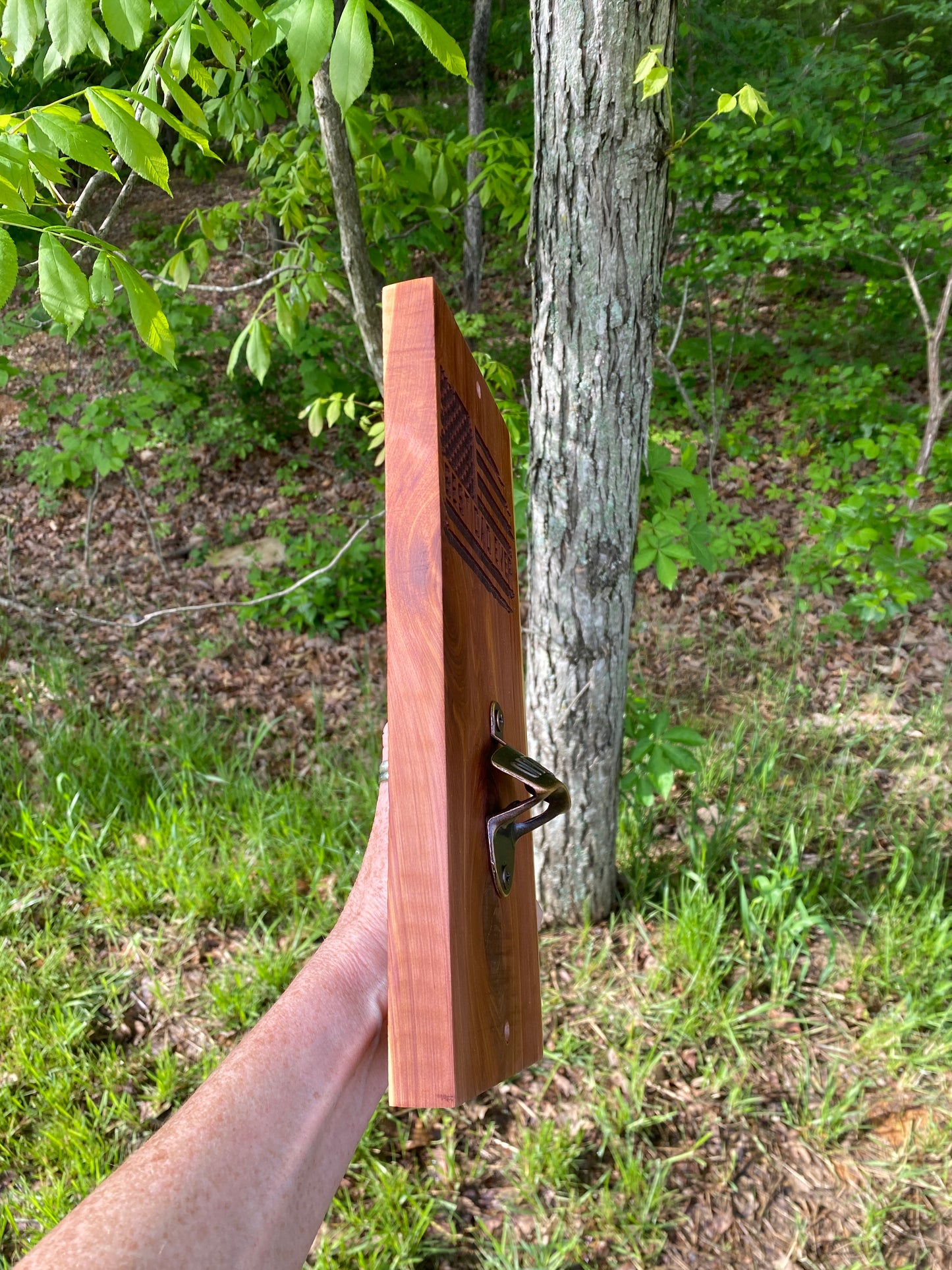 Best Dad Ever Cedar Bottle Opener