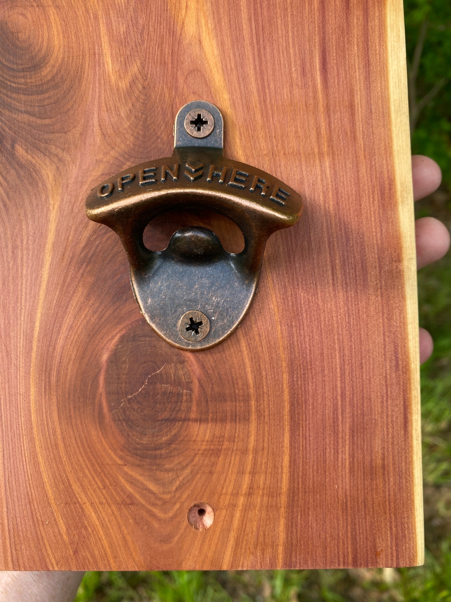 Best Dad Ever Cedar Bottle Opener
