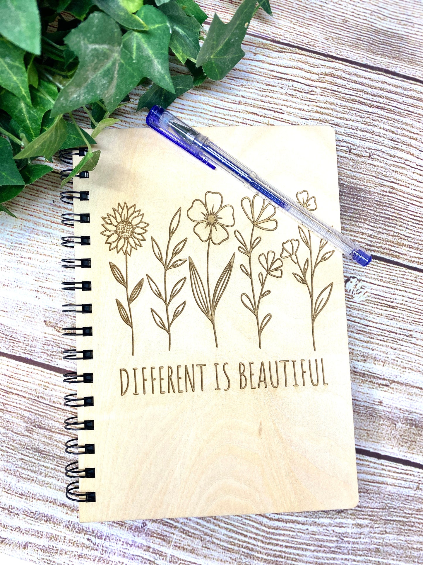 Different Is Beautiful Spiral Notebook