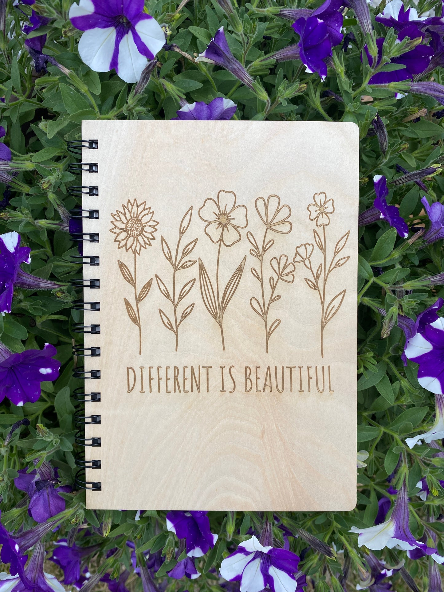 Different Is Beautiful Spiral Notebook