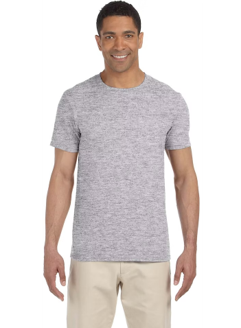 Blank Sport Gray Adult Unisex Softstyle® 4.5 oz. T-Shirt