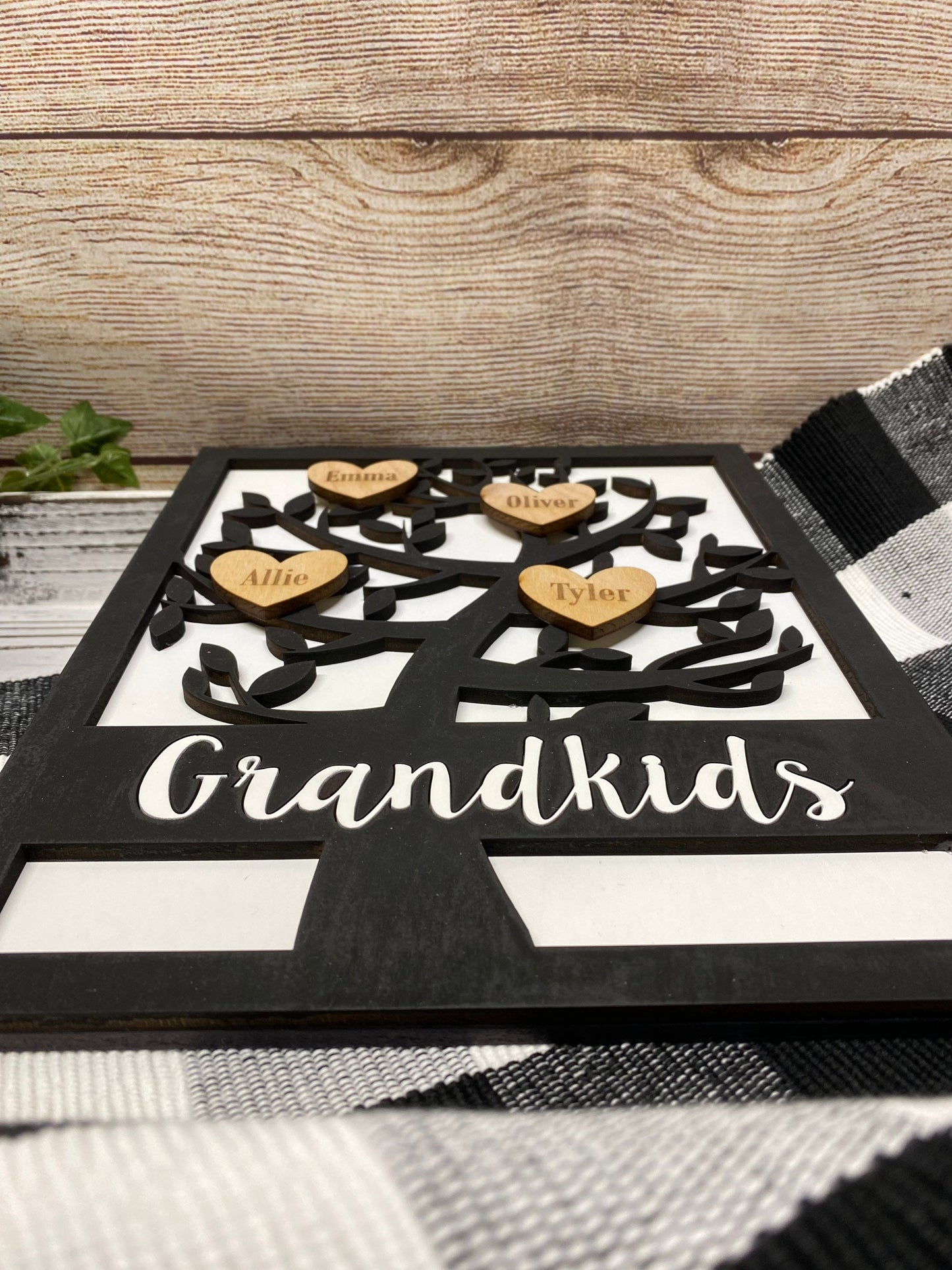 Grandkids Family Tree Sign