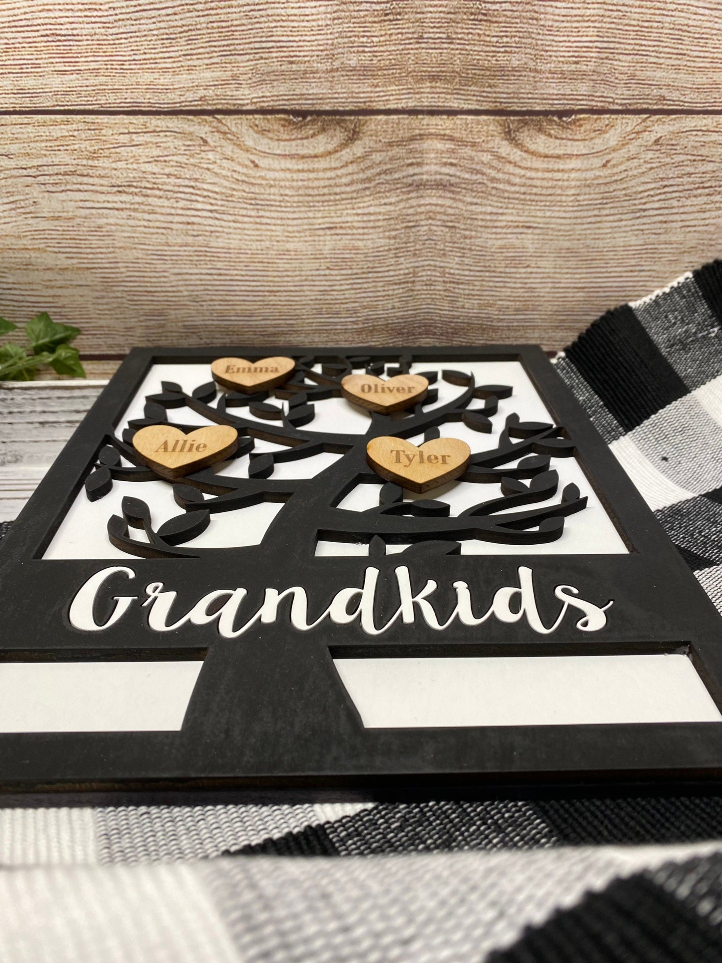 Grandkids Family Tree Sign