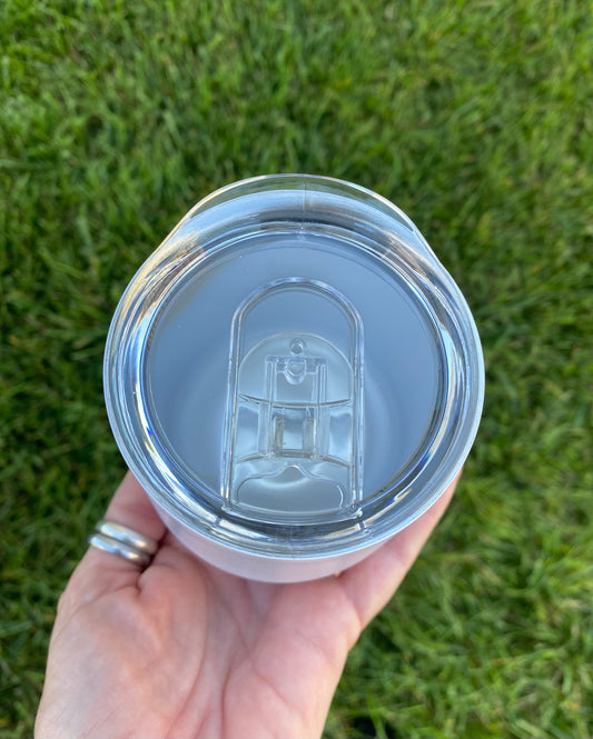 Laser Engraved Wine Tumbler – “My Daughter and I Talk Shit About You”